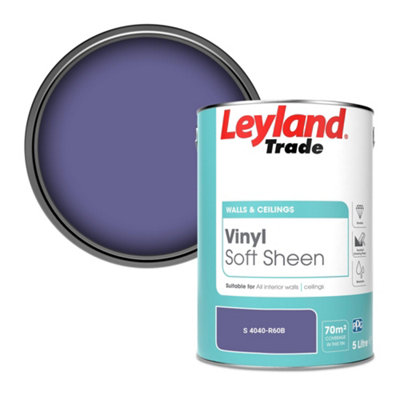 Leyland Trade Vinyl Soft Sheen Walls & Ceilings Emulsion Paint (S 4040-R60B)5L from B&Q