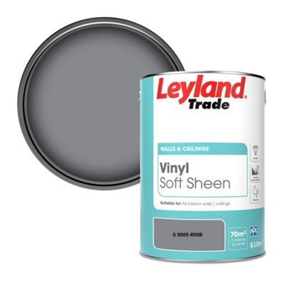 Leyland Trade Vinyl Soft Sheen Walls & Ceilings Emulsion Paint (S 5005-R50B)5L from B&Q