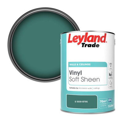 Leyland Trade Vinyl Soft Sheen Walls & Ceilings Emulsion Paint (S 5030-B70G)5L from B&Q