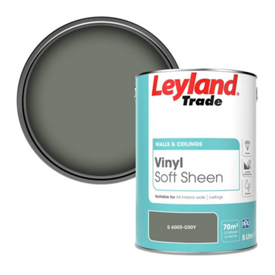 Leyland Trade Vinyl Soft Sheen Walls & Ceilings Emulsion Paint (S 6005-G50Y)5L from B&Q