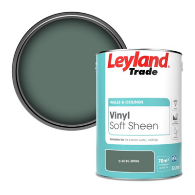 Leyland Trade Vinyl Soft Sheen Walls & Ceilings Emulsion Paint (S 6010-B90G)5L from B&Q