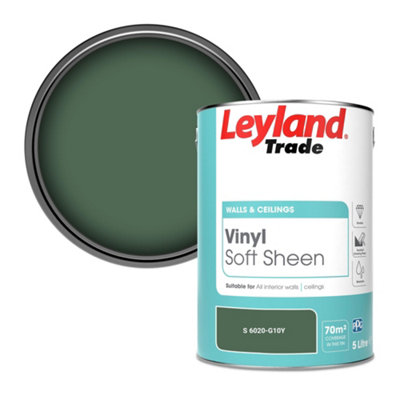 Leyland Trade Vinyl Soft Sheen Walls & Ceilings Emulsion Paint (S 6020-G10Y)5L from B&Q
