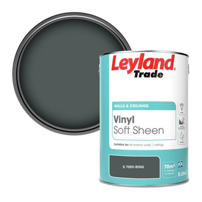 Leyland Trade Vinyl Soft Sheen Walls & Ceilings Emulsion Paint (S 7005-B50G)5L from B&Q