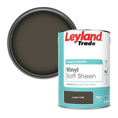 Leyland Trade Vinyl Soft Sheen Walls & Ceilings Emulsion Paint (S 8005-Y20R)5L from B&Q