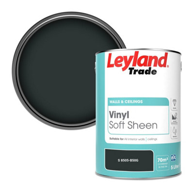 Leyland Trade Vinyl Soft Sheen Walls & Ceilings Emulsion Paint (S 8505-B50G)5L from B&Q