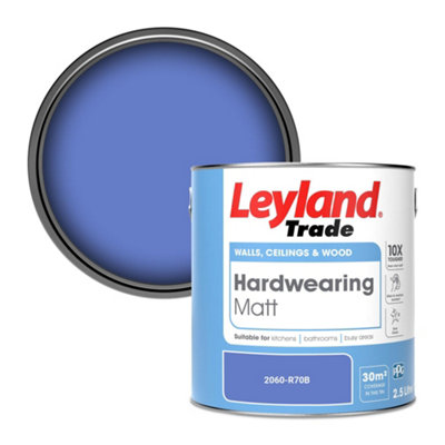 Leyland Trade Hardwearing Matt Emulsion Paint (2060-R70B) 2.5L from B&Q