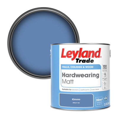 Leyland Trade Hardwearing Matt Emulsion Paint Kimono (Ppg17-04) 2.5L from B&Q