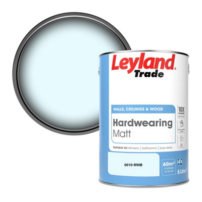 Leyland Trade Hardwearing Matt Emulsion Paint (0010-R90B) 5L from B&Q