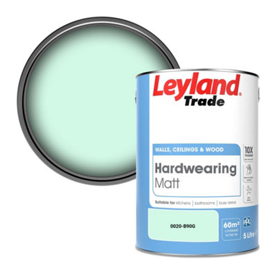 Leyland Trade Hardwearing Matt Emulsion Paint (0020-B90G) 5L from B&Q