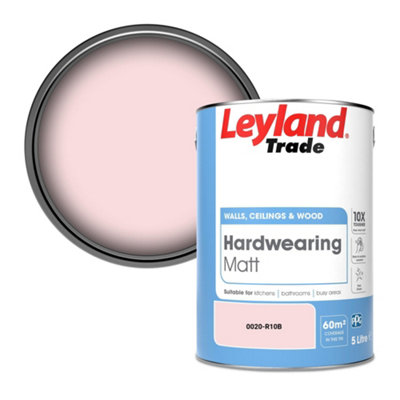 Leyland Trade Hardwearing Matt Emulsion Paint (0020-R10B) 5L from B&Q