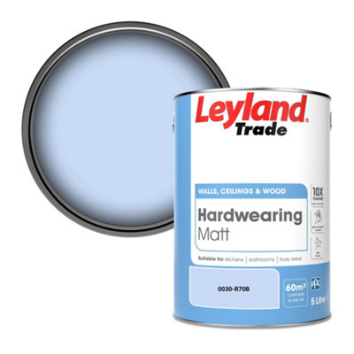Leyland Trade Hardwearing Matt Emulsion Paint (0030-R70B) 5L from B&Q