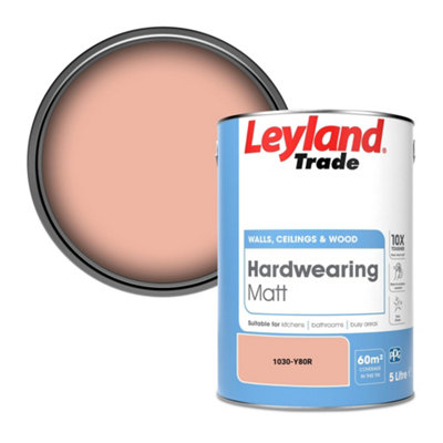 Leyland Trade Hardwearing Matt Emulsion Paint (1030-Y80R) 5L from B&Q