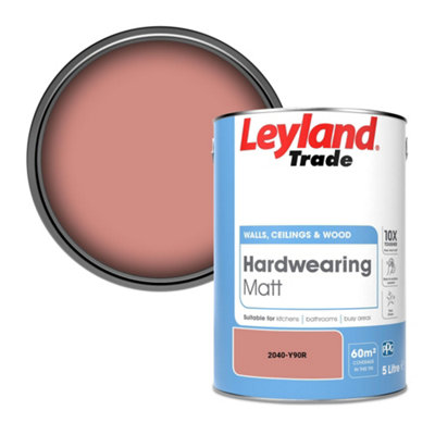 Leyland Trade Hardwearing Matt Emulsion Paint (2040-Y90R) 5L from B&Q