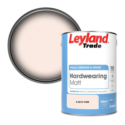 Leyland Trade Hardwearing Matt Emulsion Paint (S 0510-Y90R) 5L from B&Q