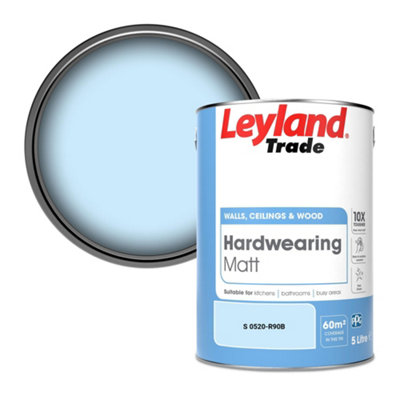 Leyland Trade Hardwearing Matt Emulsion Paint (S 0520-R90B) 5L from B&Q
