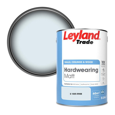 Leyland Trade Hardwearing Matt Emulsion Paint (S 1005-R90B) 5L from B&Q