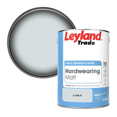 Leyland Trade Hardwearing Matt Emulsion Paint (S 1502-B) 5L from B&Q