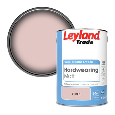 Leyland Trade Hardwearing Matt Emulsion Paint (S 1515-R) 5L from B&Q