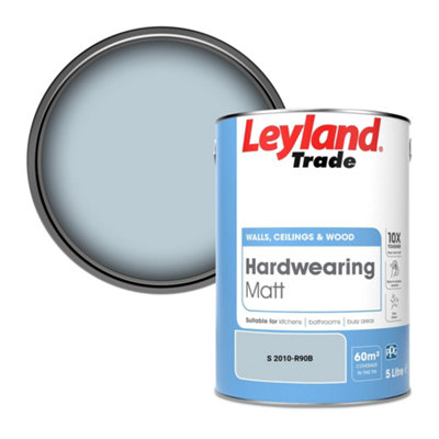 Leyland Trade Hardwearing Matt Emulsion Paint (S 2010-R90B) 5L from B&Q