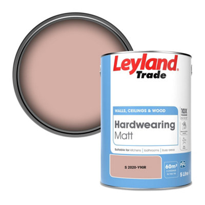 Leyland Trade Hardwearing Matt Emulsion Paint (S 2020-Y90R) 5L from B&Q