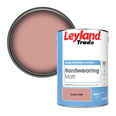 Leyland Trade Hardwearing Matt Emulsion Paint (S 2030-Y90R) 5L from B&Q