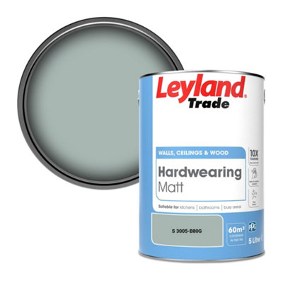 Leyland Trade Hardwearing Matt Emulsion Paint (S 3005-B80G) 5L from B&Q