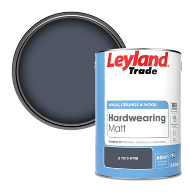 Leyland Trade Hardwearing Matt Emulsion Paint (S 7010-R70B) 5L from B&Q