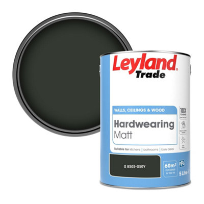 Leyland Trade Hardwearing Matt Emulsion Paint (S 8505-G50Y) 5L from B&Q