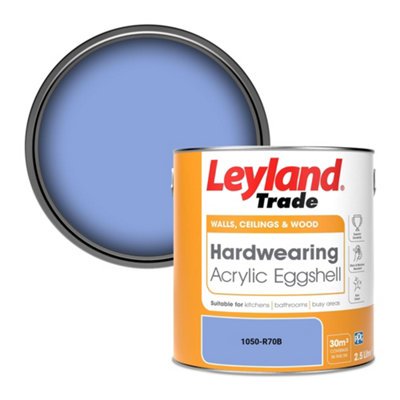 Leyland Trade Hardwearing Acrylic Eggshell Emulsion Paint (1050-R70B) 2.5L from B&Q