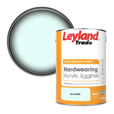 Leyland Trade Hardwearing Acrylic Eggshell Emulsion Paint (0010-B50G) 5L from B&Q
