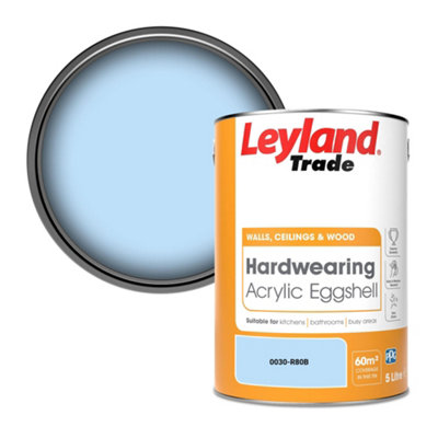 Leyland Trade Hardwearing Acrylic Eggshell Emulsion Paint (0030-R80B) 5L from B&Q