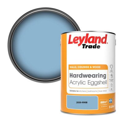 Leyland Trade Hardwearing Acrylic Eggshell Emulsion Paint (2030-R90B) 5L from B&Q