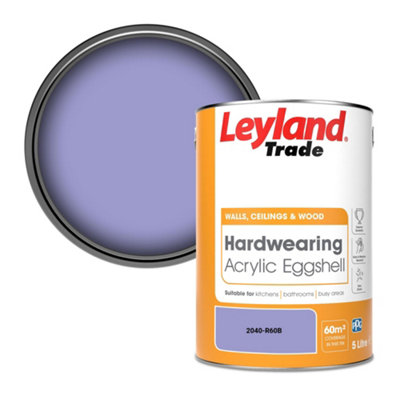 Leyland Trade Hardwearing Acrylic Eggshell Emulsion Paint (2040-R60B) 5L from B&Q