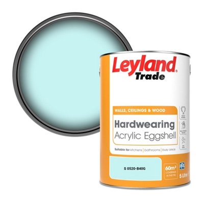 Leyland Trade Hardwearing Acrylic Eggshell Emulsion Paint (S 0520-B40G) 5L from B&Q