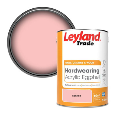 Leyland Trade Hardwearing Acrylic Eggshell Emulsion Paint (S 0530-R) 5L from B&Q