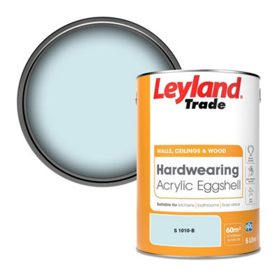 Leyland Trade Hardwearing Acrylic Eggshell Emulsion Paint (S 1010-B) 5L from B&Q