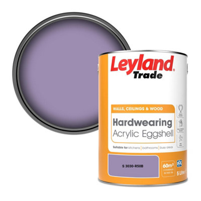 Leyland Trade Hardwearing Acrylic Eggshell Emulsion Paint (S 3030-R50B) 5L from B&Q