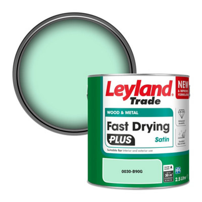 Leyland Trade Wood & Metal Fast Drying Plus Satin Paint (0030-B90G) 2.5L from B&Q