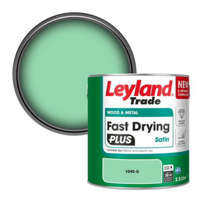 B&Q -  Wood & Metal Fast Drying Plus Satin Paint (1040-G) 2.5L