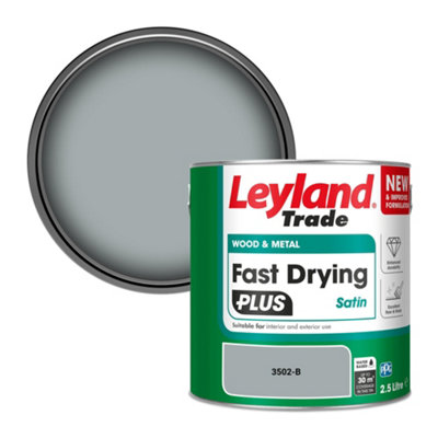 B&Q -  Wood & Metal Fast Drying Plus Satin Paint (3502-B) 2.5L