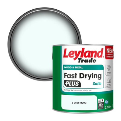 B&Q -  Wood & Metal Fast Drying Plus Satin Paint (S 0505-B20G) 2.5L