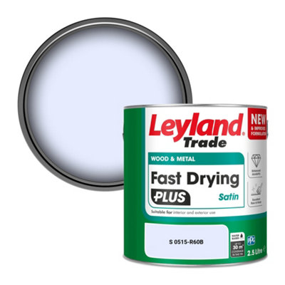 Leyland Trade Wood & Metal Fast Drying Plus Satin Paint (S 0515-R60B) 2.5L from B&Q