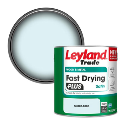 B&Q -  Wood & Metal Fast Drying Plus Satin Paint (S 0907-B20G) 2.5L