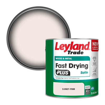 B&Q -  Wood & Metal Fast Drying Plus Satin Paint (S 0907-Y90R) 2.5L