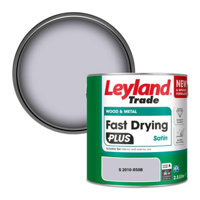 B&Q -  Wood & Metal Fast Drying Plus Satin Paint (S 2010-R50B) 2.5L