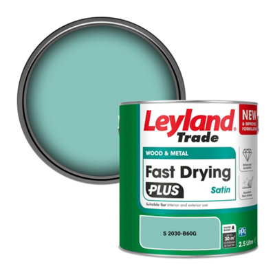 B&Q -  Wood & Metal Fast Drying Plus Satin Paint (S 2030-B60G) 2.5L