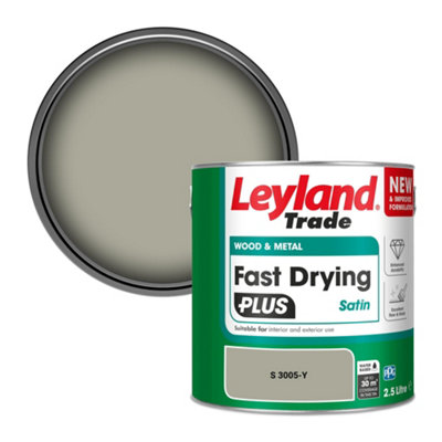 B&Q -  Wood & Metal Fast Drying Plus Satin Paint (S 3005-Y) 2.5L