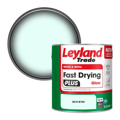 Leyland Trade Wood & Metal Fast Drying Plus Gloss Paint (0010-B70G) 2.5L from B&Q