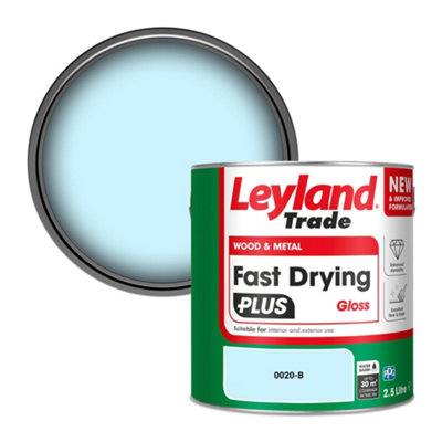 Leyland Trade Wood & Metal Fast Drying Plus Gloss Paint (0020-B) 2.5L from B&Q