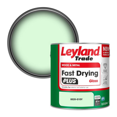 Leyland Trade Wood & Metal Fast Drying Plus Gloss Paint (0020-G10Y) 2.5L from B&Q